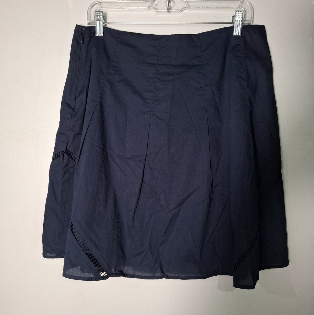 Lane Bryant Navy A-Line Skirt